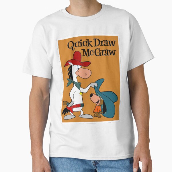 Item preview, QUICK DRAW McGRAW : Vintage Cartoon Abstract Character Print designed and sold by posterbobs.