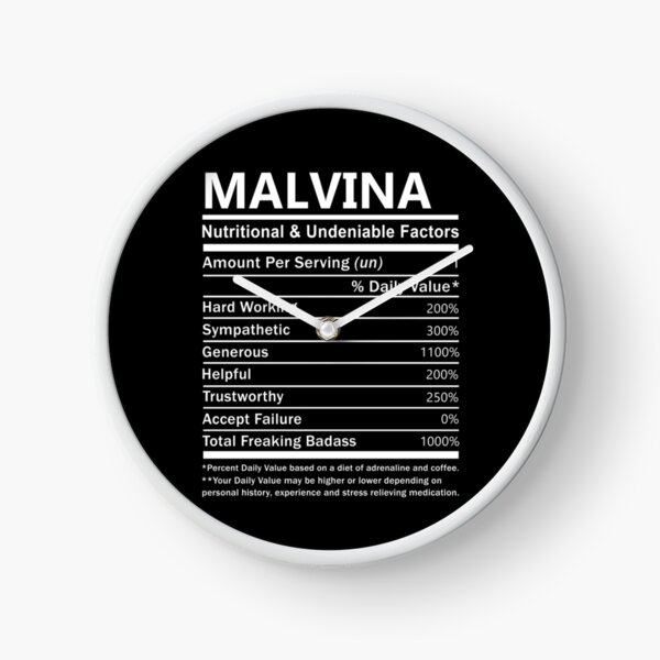 Item preview, Malvina Name T Shirt - Malvina Nutritional And Undeniable Factors Gift Item Tee designed and sold by hautalachante.