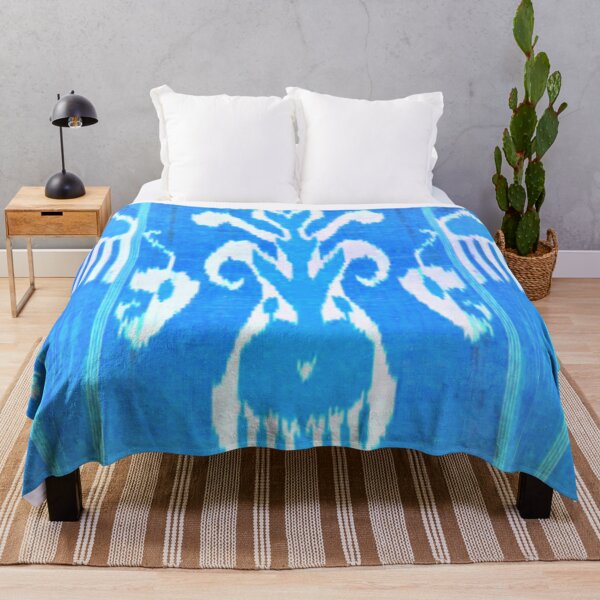 Aperçu de l'œuvre Modèle de fleur de tulipe ikat ouzbek créée et vendue par LeFabriqueOuz.