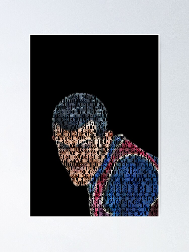 Robbie Rotten Silhouette - We Are Number One  Poster for Sale by  spencespry