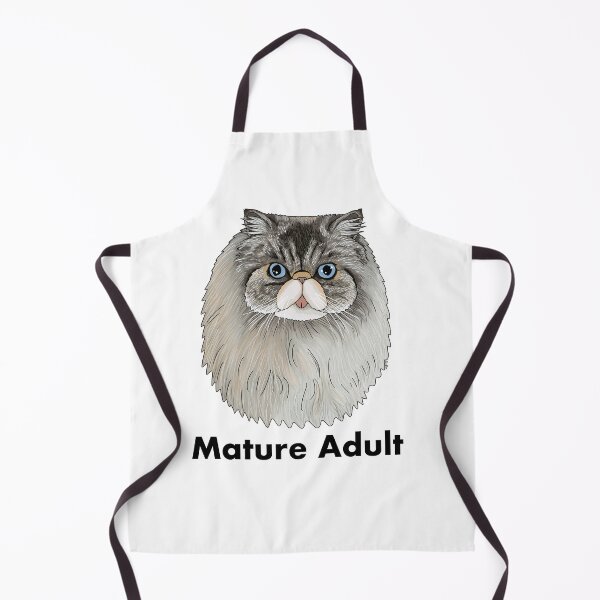 Item preview, Mature Adult Persian Cat - Silly Persian Cat - Persian Cat sticking tongue out designed and sold by EcoElsa.