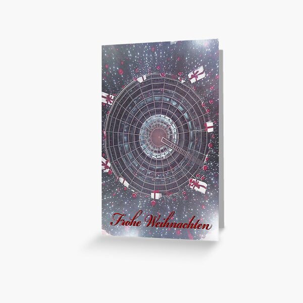 Frohe Weihnachten 3 Greeting Card