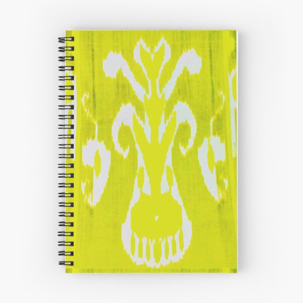 Item preview, Uzbek ikat tulip flower pattern designed and sold by LeFabriqueOuz.