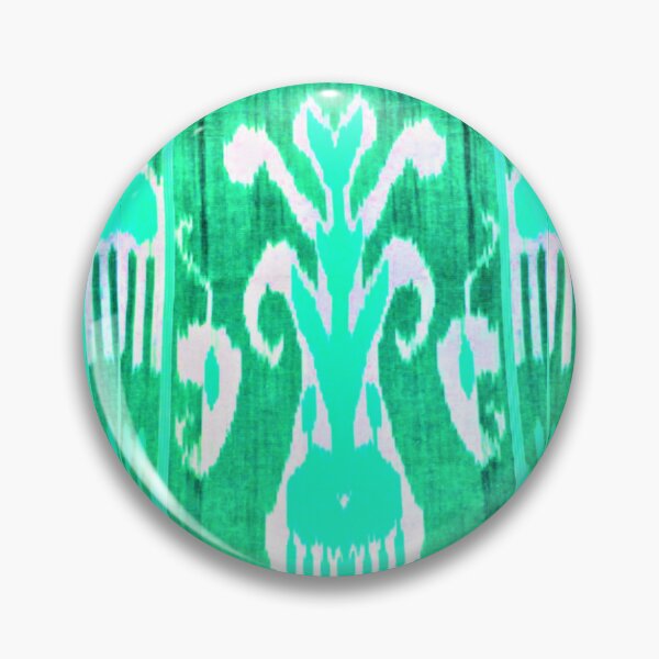Item preview, Copy of Uzbek ikat tulip flower pattern designed and sold by LeFabriqueOuz.