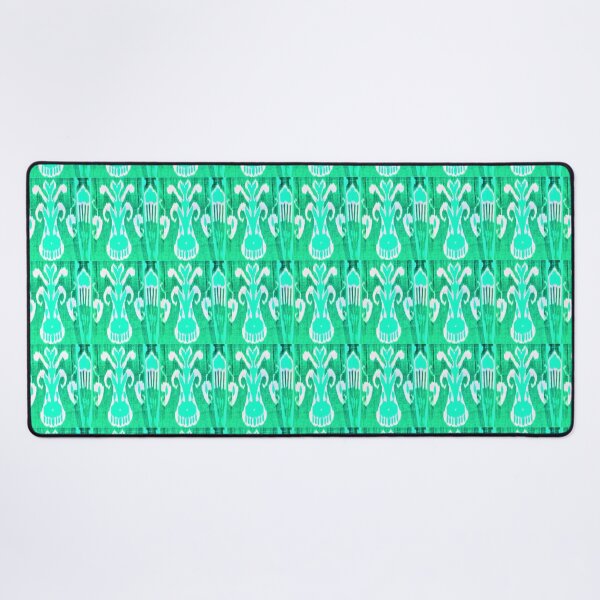 Item preview, Copy of Uzbek ikat tulip flower pattern designed and sold by LeFabriqueOuz.