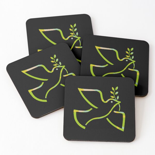 Item preview, Dove of Peace - lime designed and sold by BTCelebration.