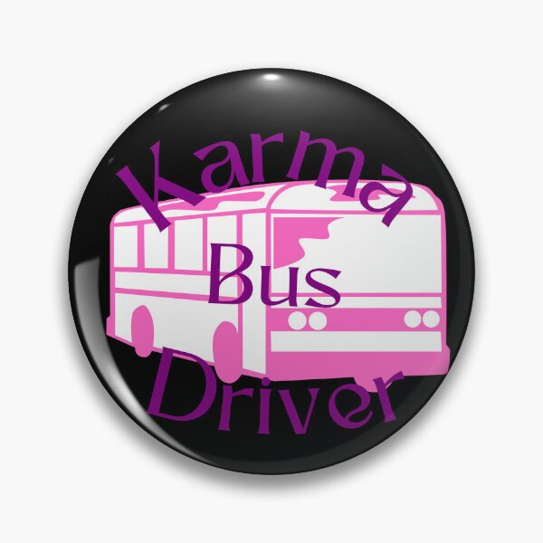 Item preview, Karma Bus Driver raspberry and violet designed and sold by MGuyerArt.