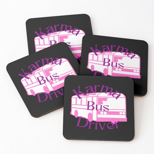 Item preview, Karma Bus Driver raspberry and violet designed and sold by MGuyerArt.