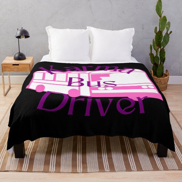 Item preview, Karma Bus Driver raspberry and violet designed and sold by MGuyerArt.