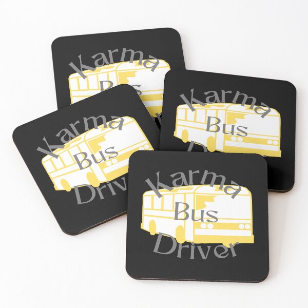 Item preview, Karma Bus Driver yellow and orange designed and sold by MGuyerArt.