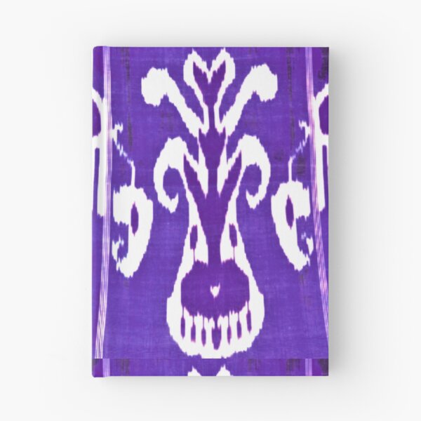 Item preview, Uzbek ikat tulip flower pattern designed and sold by LeFabriqueOuz.