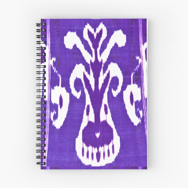 Item preview, Uzbek ikat tulip flower pattern designed and sold by LeFabriqueOuz.