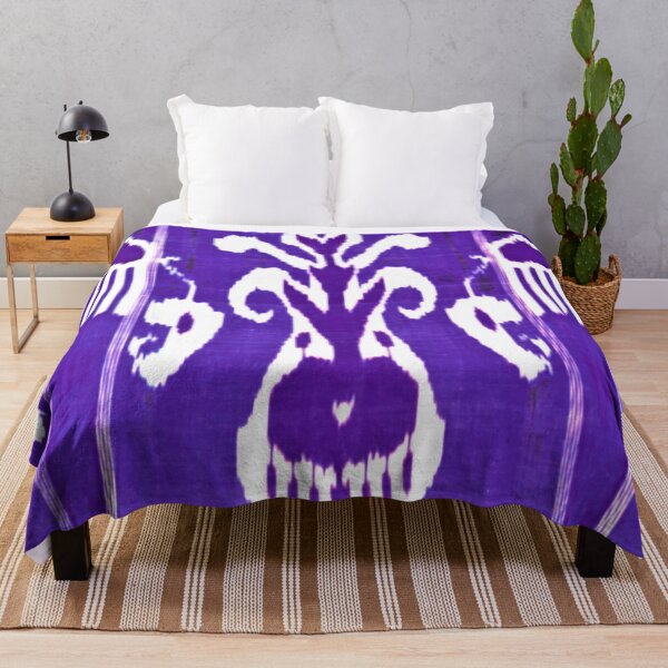 Aperçu de l'œuvre Modèle de fleur de tulipe ikat ouzbek créée et vendue par LeFabriqueOuz.
