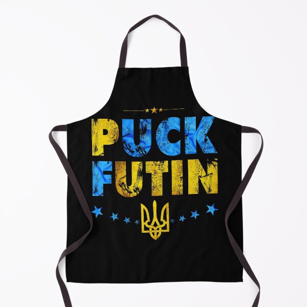 Item preview, Puck Futin I Stand With Ukraine Flag designed and sold by AJ DESIGN.
