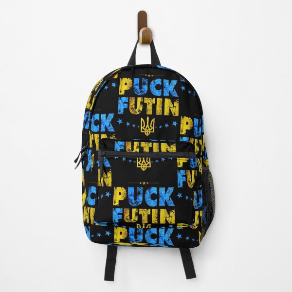 Item preview, Puck Futin I Stand With Ukraine Flag designed and sold by AJ DESIGN.
