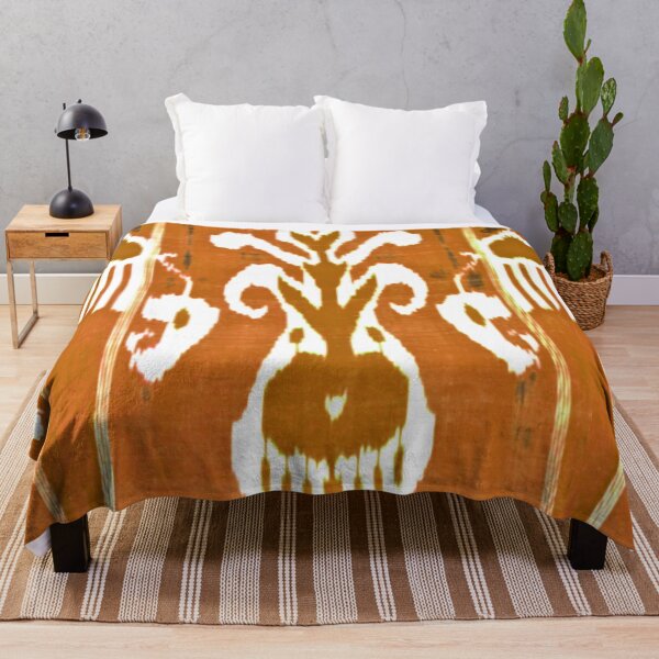 Aperçu de l'œuvre Modèle de fleur de tulipe ikat ouzbek créée et vendue par LeFabriqueOuz.