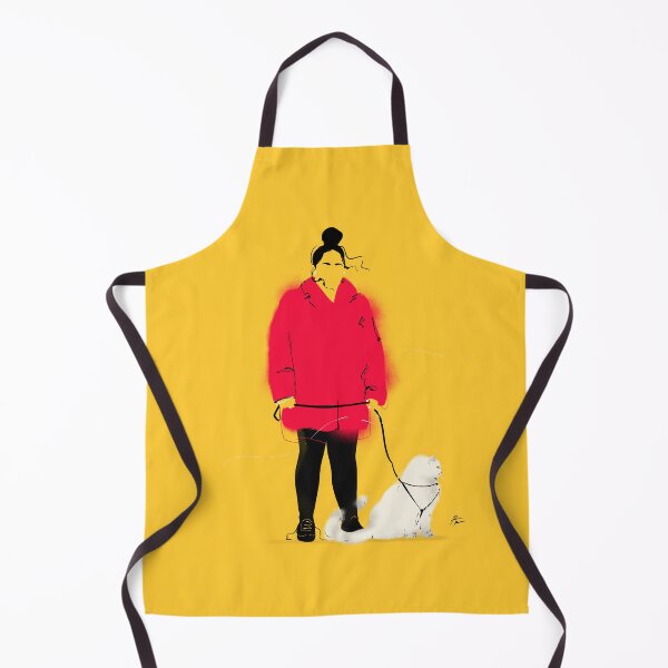 Item preview, Woman in pink fur jacket with a cat designed and sold by Rickard Bengtsson.
