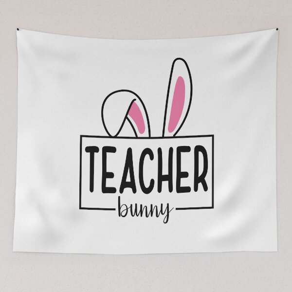 Item preview, Teacher Bunny Teacher Easter designed and sold by clothesy7.