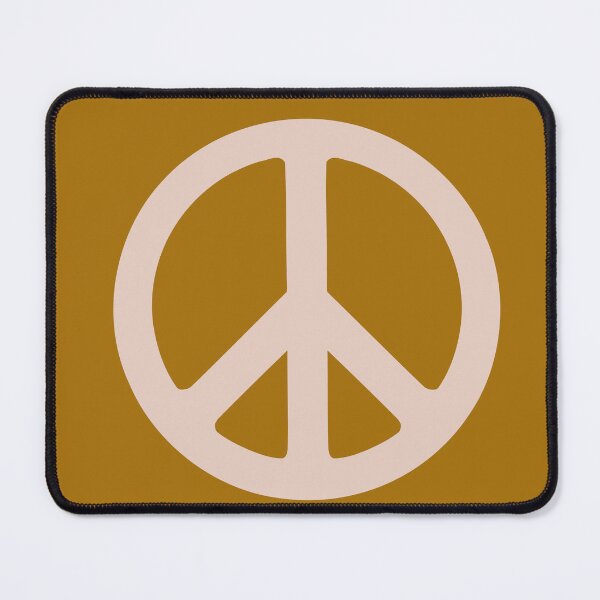 Item preview, Light brown and cream peace symbol  designed and sold by DemonicGloom.