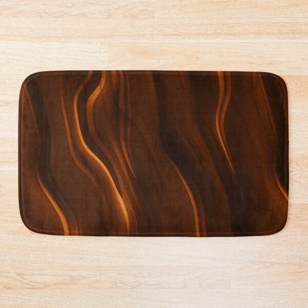 Item preview, Rusty Rust Mahogany Wood Psychedelia Wooden Waves Pattern Print Rust Orange Brown Tan Gold designed and sold by Shayna Westfall.