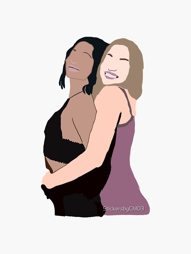 Cassie And Maddie Euphoria Sticker By Stickersbychl03 Redbubble