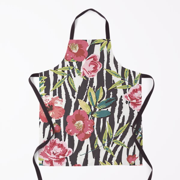 Item preview, Zebra Stripe Flowers designed and sold by GL Digital Artwork .