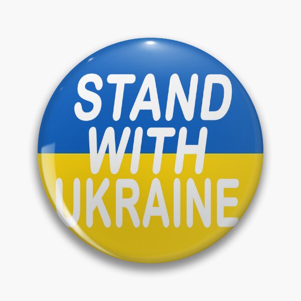 Item preview, Stand with Ukraine Decal, Ukraine Flag, Vinyl Decal designed and sold by SHOPNICHKA.