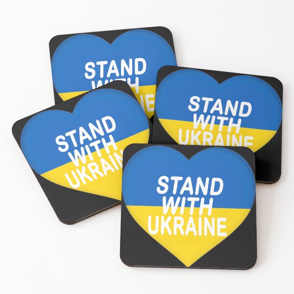 Item preview, Stand with Ukraine Decal, Ukraine Flag, Vinyl Decal designed and sold by SHOPNICHKA.