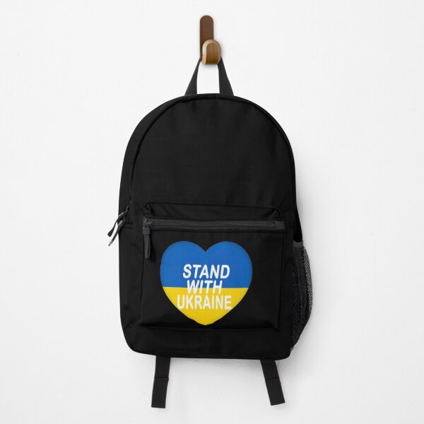 Aperçu de l'œuvre Tenez-vous avec l'autocollant de l'Ukraine, drapeau de l'Ukraine, décalque de vinyle créée et vendue par SHOPNICHKA.