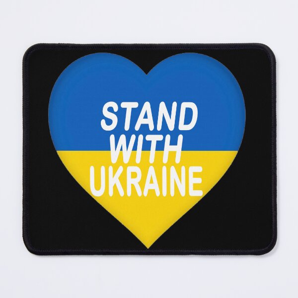 Item preview, Stand with Ukraine Decal, Ukraine Flag, Vinyl Decal designed and sold by SHOPNICHKA.