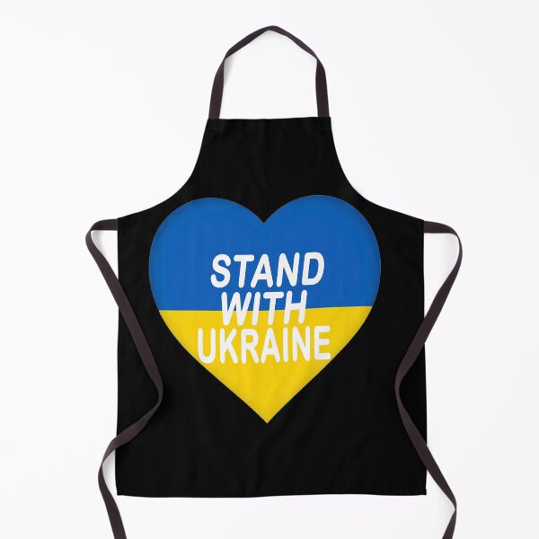 Aperçu de l'œuvre Tenez-vous avec l'autocollant de l'Ukraine, drapeau de l'Ukraine, décalque de vinyle créée et vendue par SHOPNICHKA.