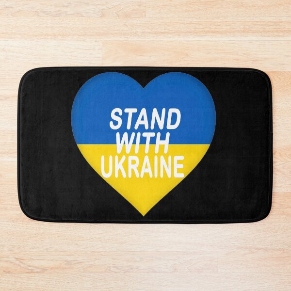 Item preview, Stand with Ukraine Decal, Ukraine Flag, Vinyl Decal designed and sold by SHOPNICHKA.