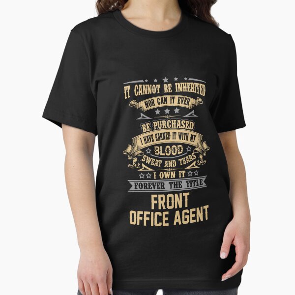 Item preview, Front Office Agent T Shirt - Forever The Title Job Gift Item Tee designed and sold by celiagomez456.