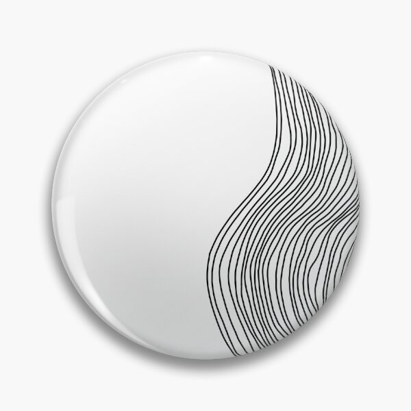 Item preview, Abstract Lines, Waves In Black And White designed and sold by HopefulFlower.