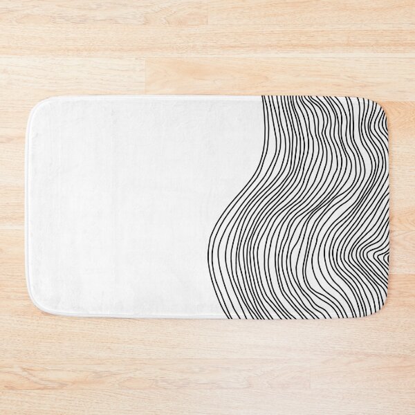 Item preview, Abstract Lines, Waves In Black And White designed and sold by HopefulFlower.