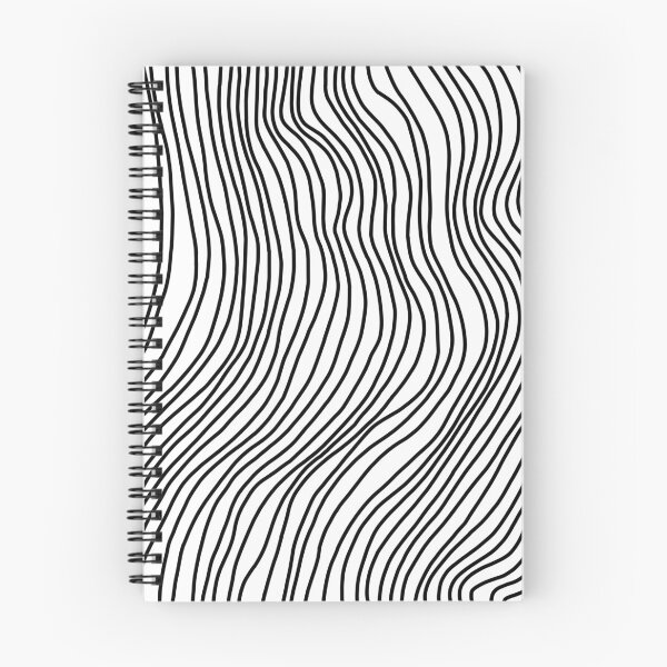 Item preview, Abstract Lines, Waves In Black And White designed and sold by HopefulFlower.