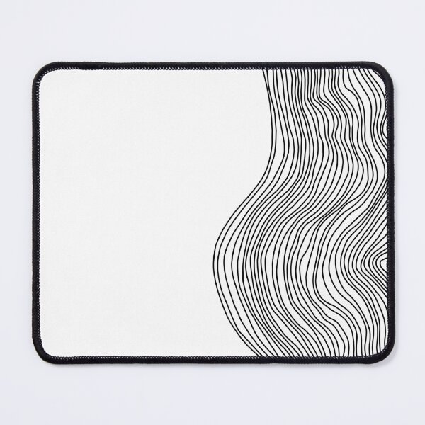 Item preview, Abstract Lines, Waves In Black And White designed and sold by HopefulFlower.