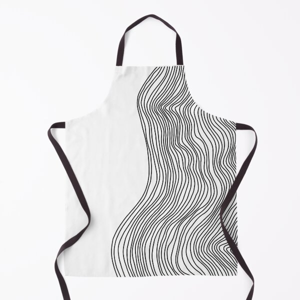 Item preview, Abstract Lines, Waves In Black And White designed and sold by HopefulFlower.
