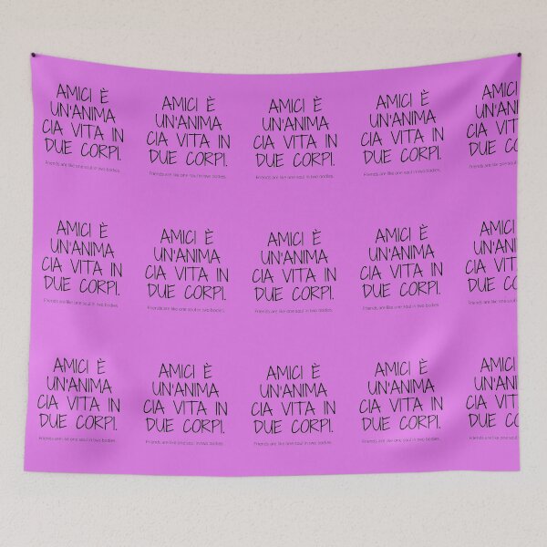 Item preview, Amici è un’anima cia vita in due corpi designed and sold by omaeth303.