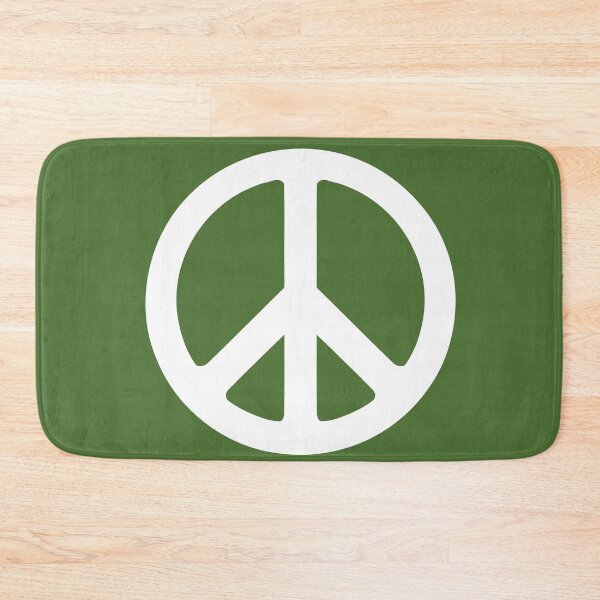 Item preview, green and white peace symbol  designed and sold by DemonicGloom.