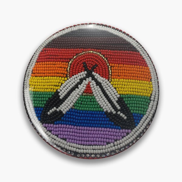 Item preview, Two Spirit Medallion designed and sold by BigBearMoccasin.