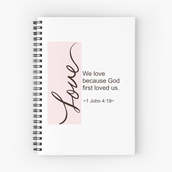 Item preview, 1John 4:19 (pink) designed and sold by lovedella.