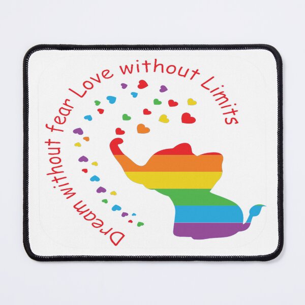 Item preview, Dream Without Fear - Love Without Limits - Gay Pride designed and sold by MauveMoves.