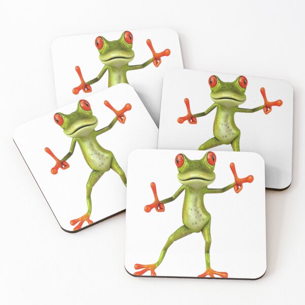 Item preview, Let’s dance: frog illustration premium design  designed and sold by truemoneyman.