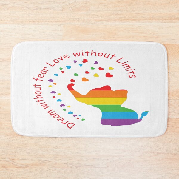 Item preview, Dream Without Fear - Love Without Limits - Gay Pride designed and sold by MauveMoves.