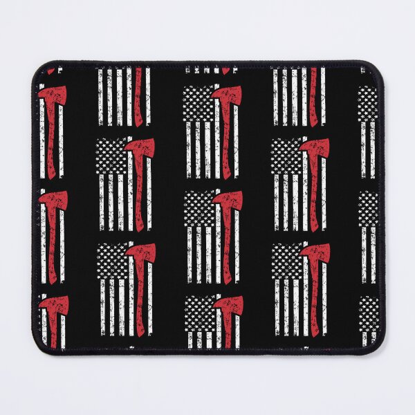Item preview, USA Fire Fighter Freedom Flag designed and sold by Spoof-Tastic.