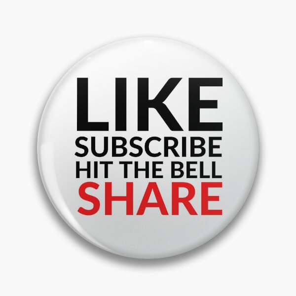 Item preview, LIKE SUBSCRIBE HIT THE BELL SHARE designed and sold by RobbiesMusic.