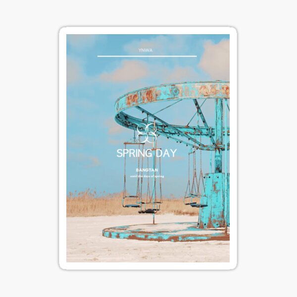 BTS Spring Day 5 Pegatina