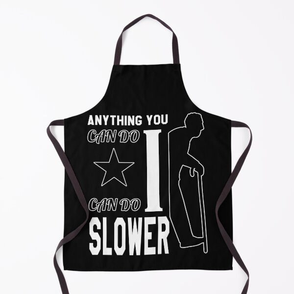 Item preview, Anything You Can Do I Can Do Slower | Leveled Up To Grandpa | Black And White designed and sold by VictorL Designs.