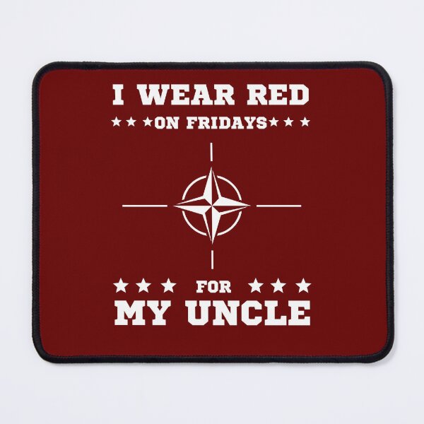 Item preview, i wear red on fridays for my uncle designed and sold by behappysiempre.